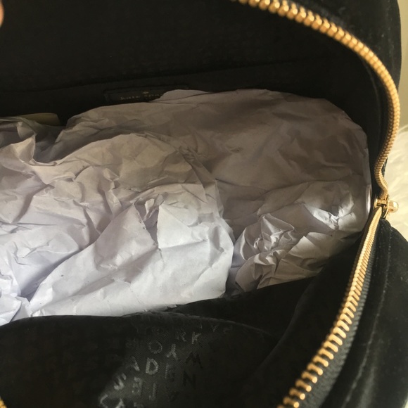 kate spade Bags New Kate Spade Black Velvet Mini Backpack Poshmark